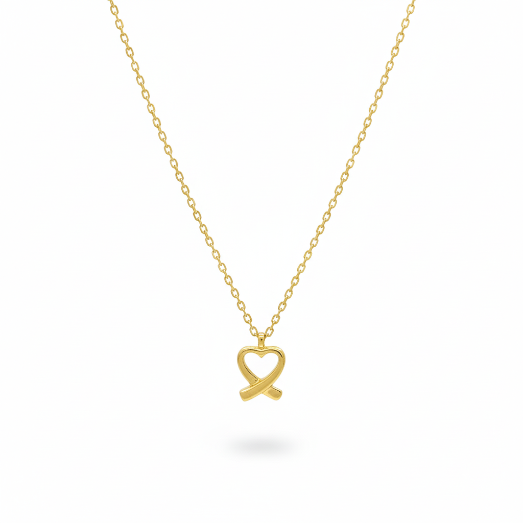 mini heart ensemble -- collier + bague