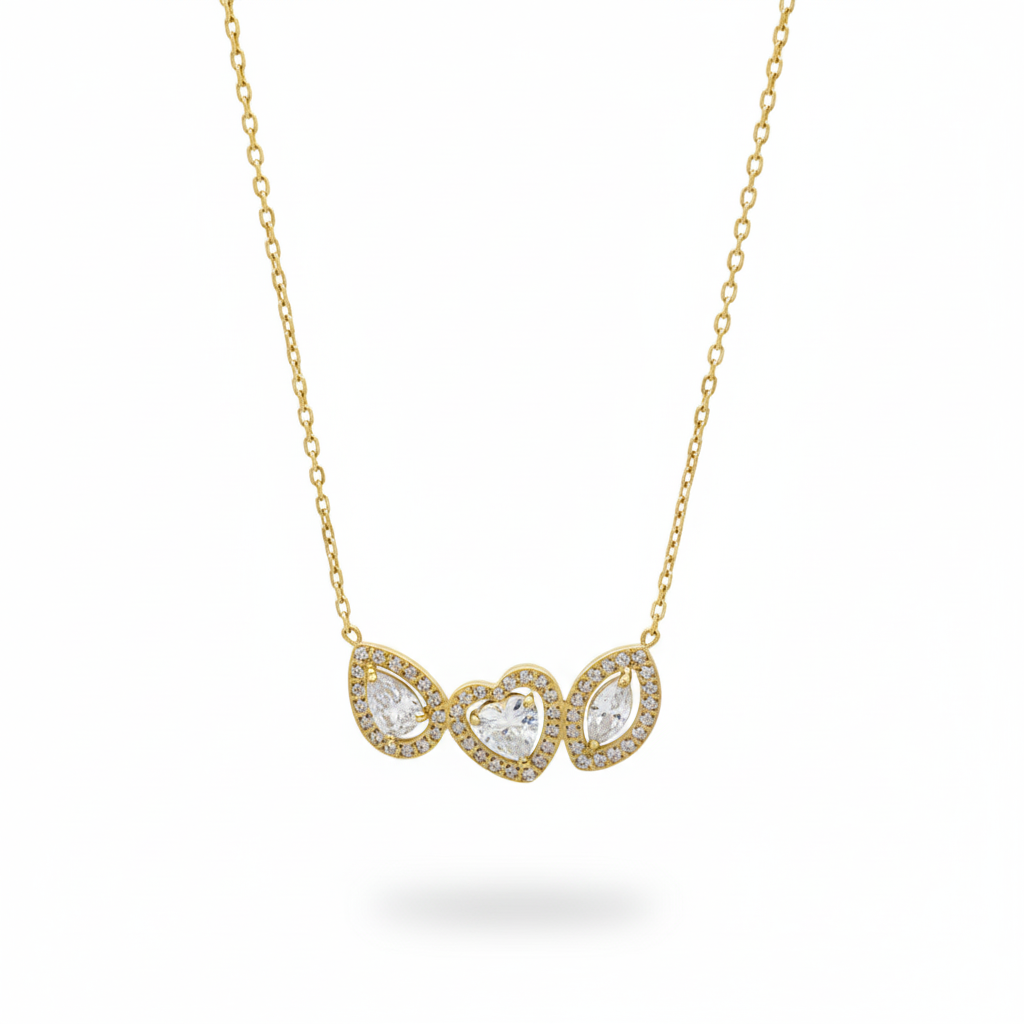 Radiant Love Trio collier