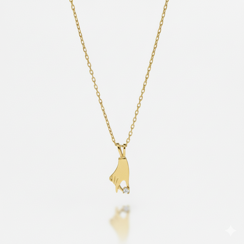 hand stone collier