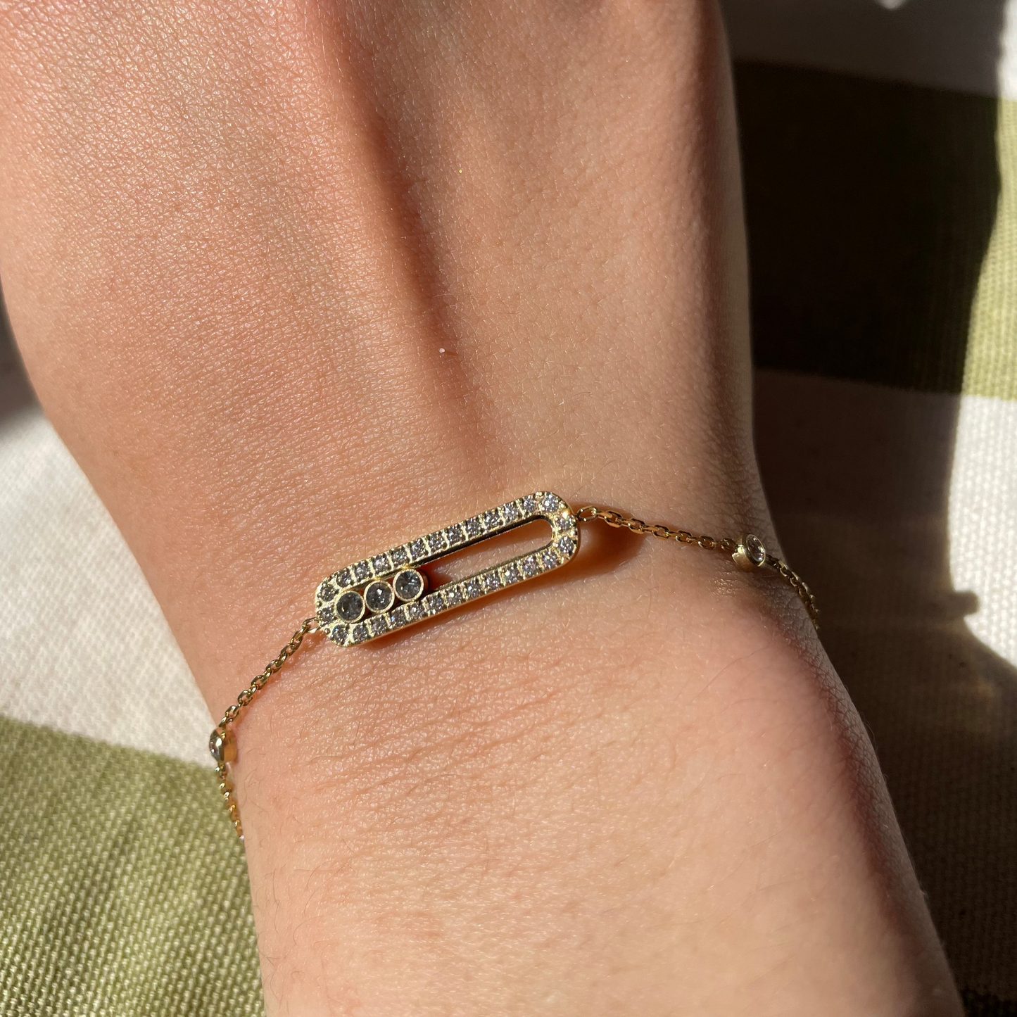 Ensemble whispers of light ( collier + gourmette)