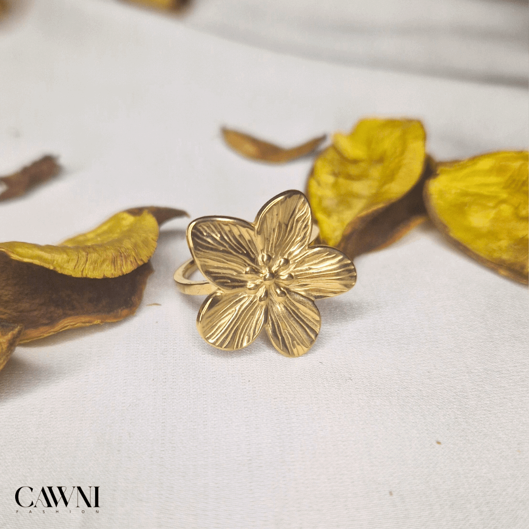 Bague Floral Aura - CAWNIfashion