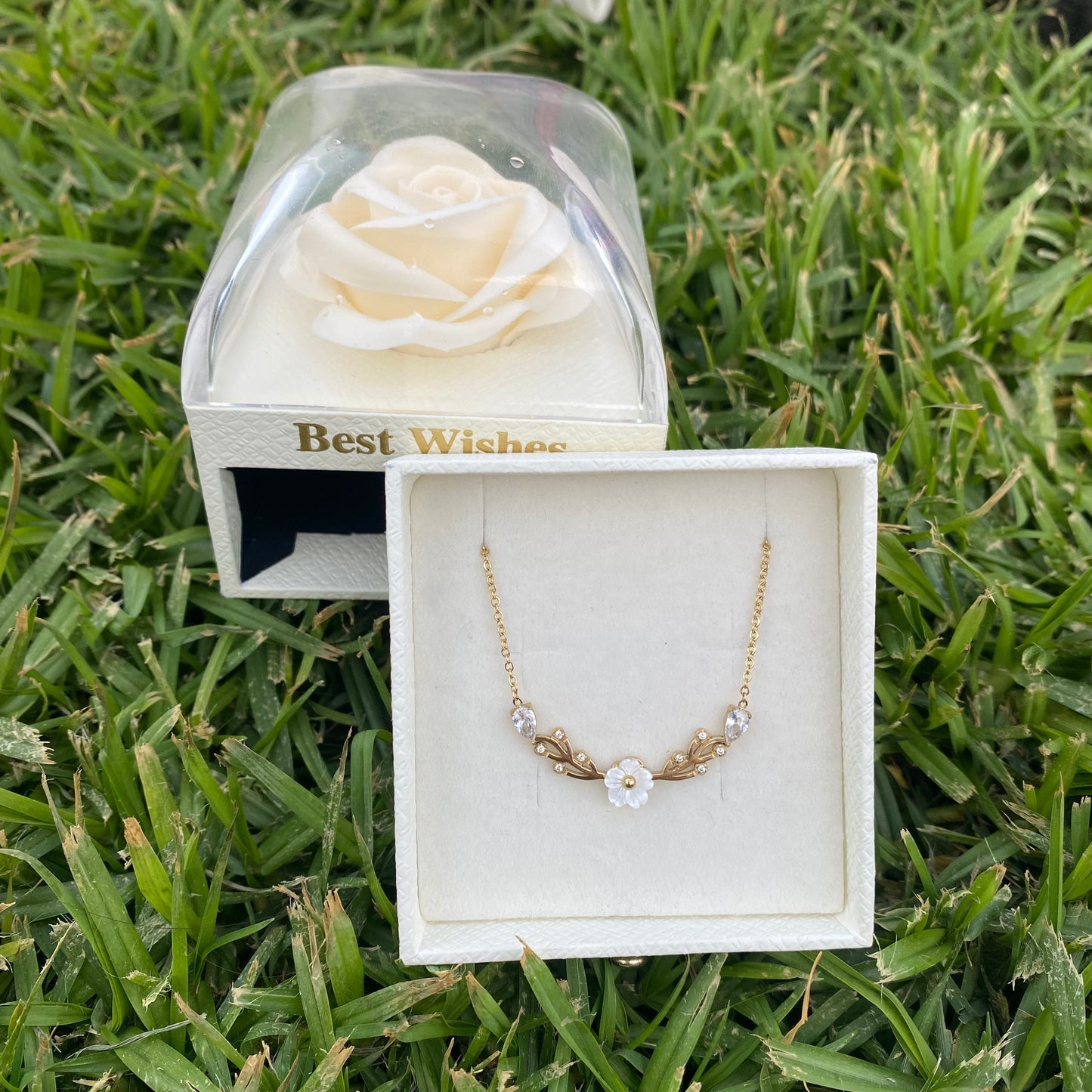 CawniFashion flower collier - CAWNIfashion