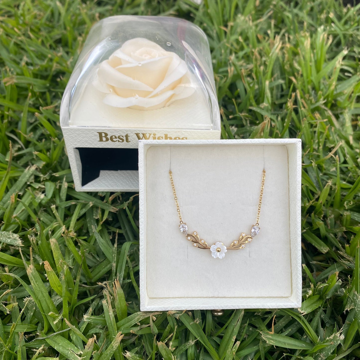 CawniFashion flower collier - CAWNIfashion