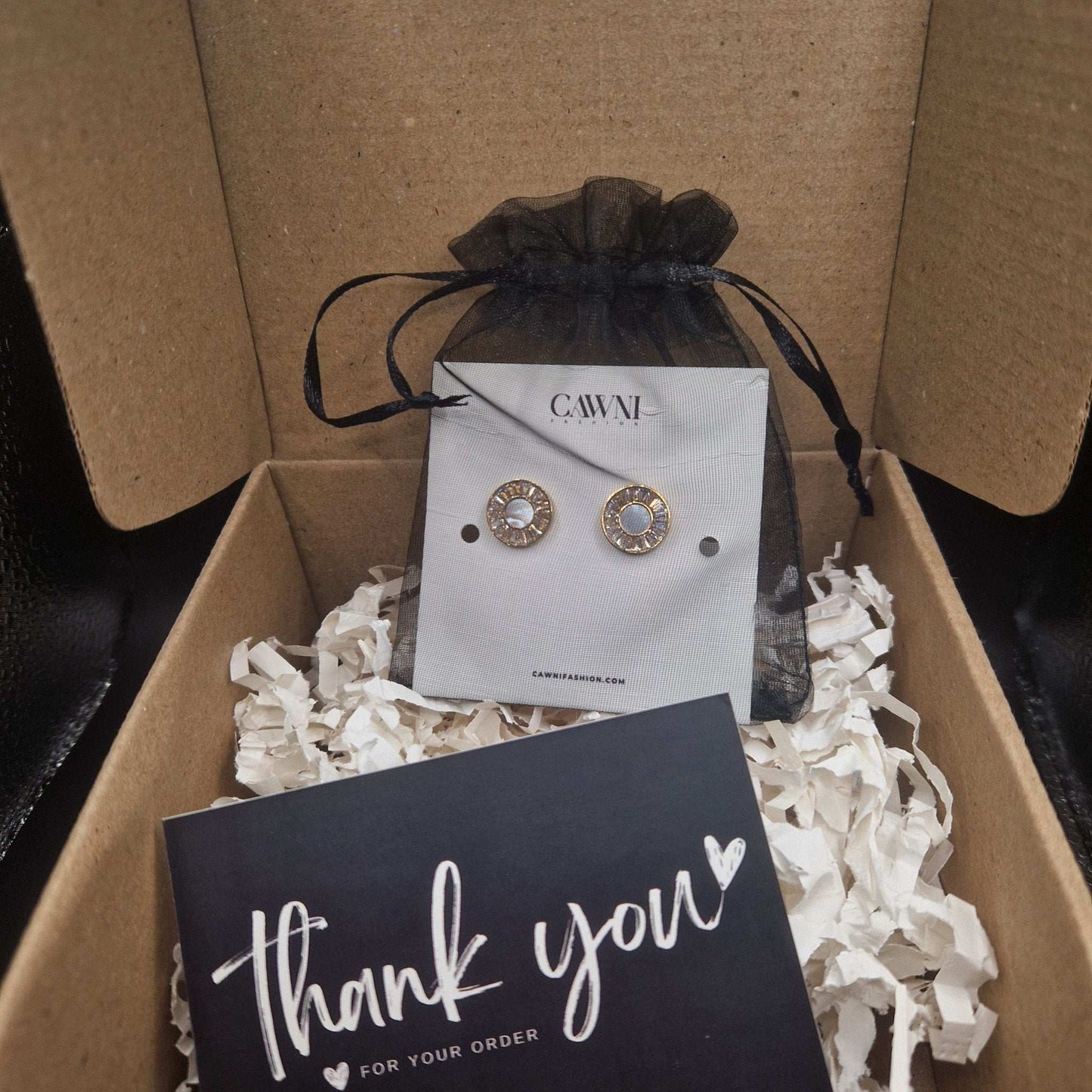 CAWNIfashion - golden moon earrings - CAWNIfashion