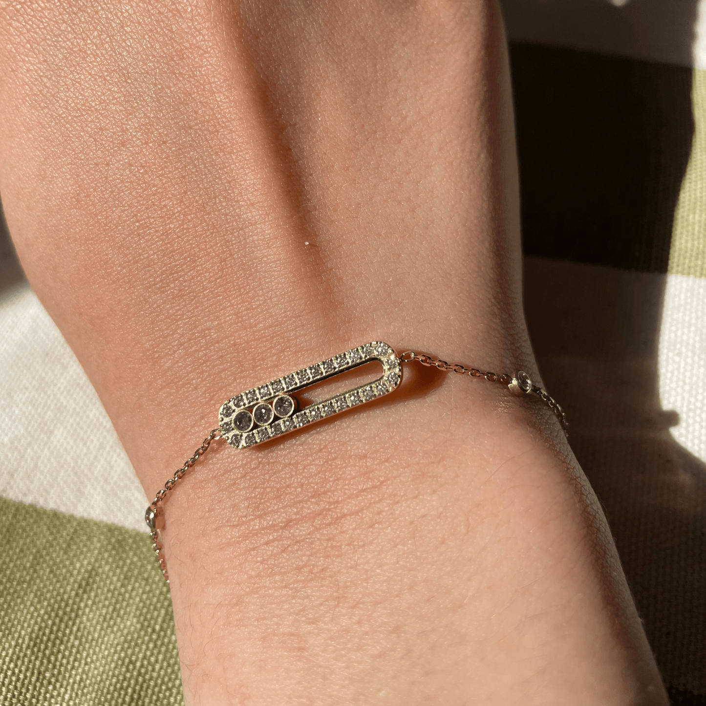 Ensemble whispers of light ( collier + gourmette) - CAWNIfashion
