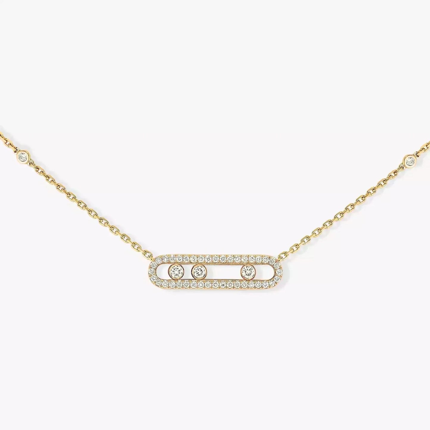 Ensemble whispers of light ( collier + gourmette) - CAWNIfashion