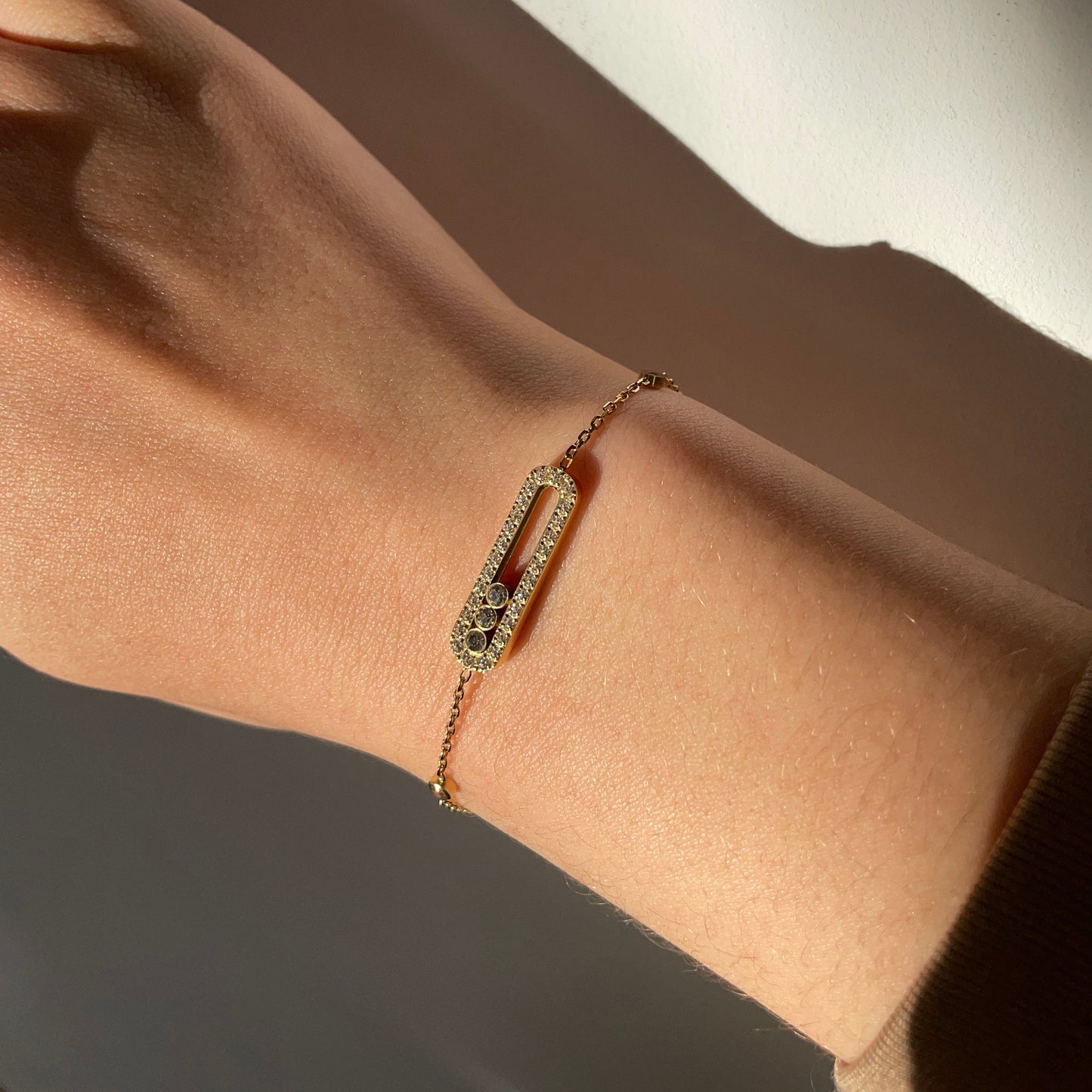 Ensemble whispers of light ( collier + gourmette) - CawniFashion