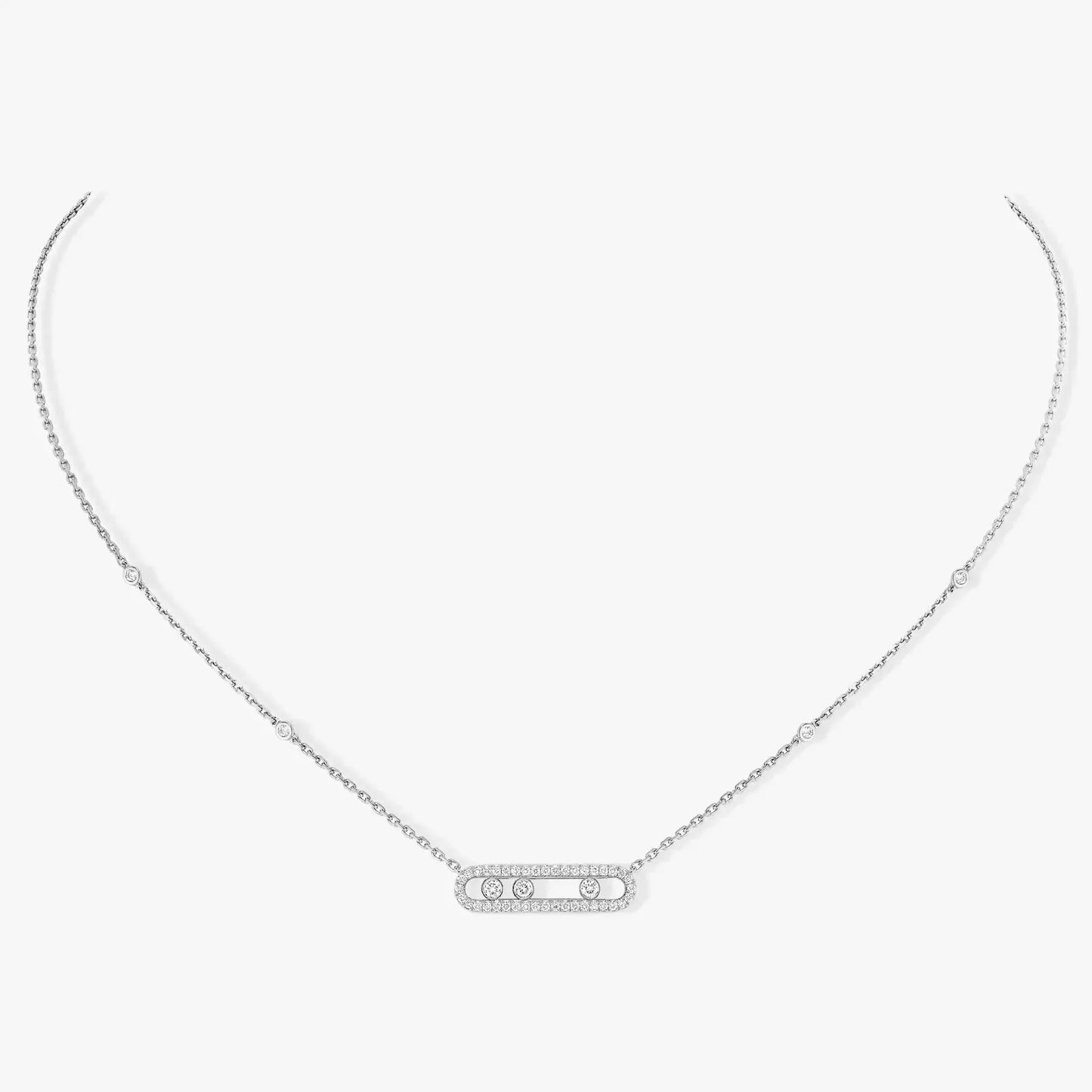 Ensemble whispers of light ( collier + gourmette) - CAWNIfashion