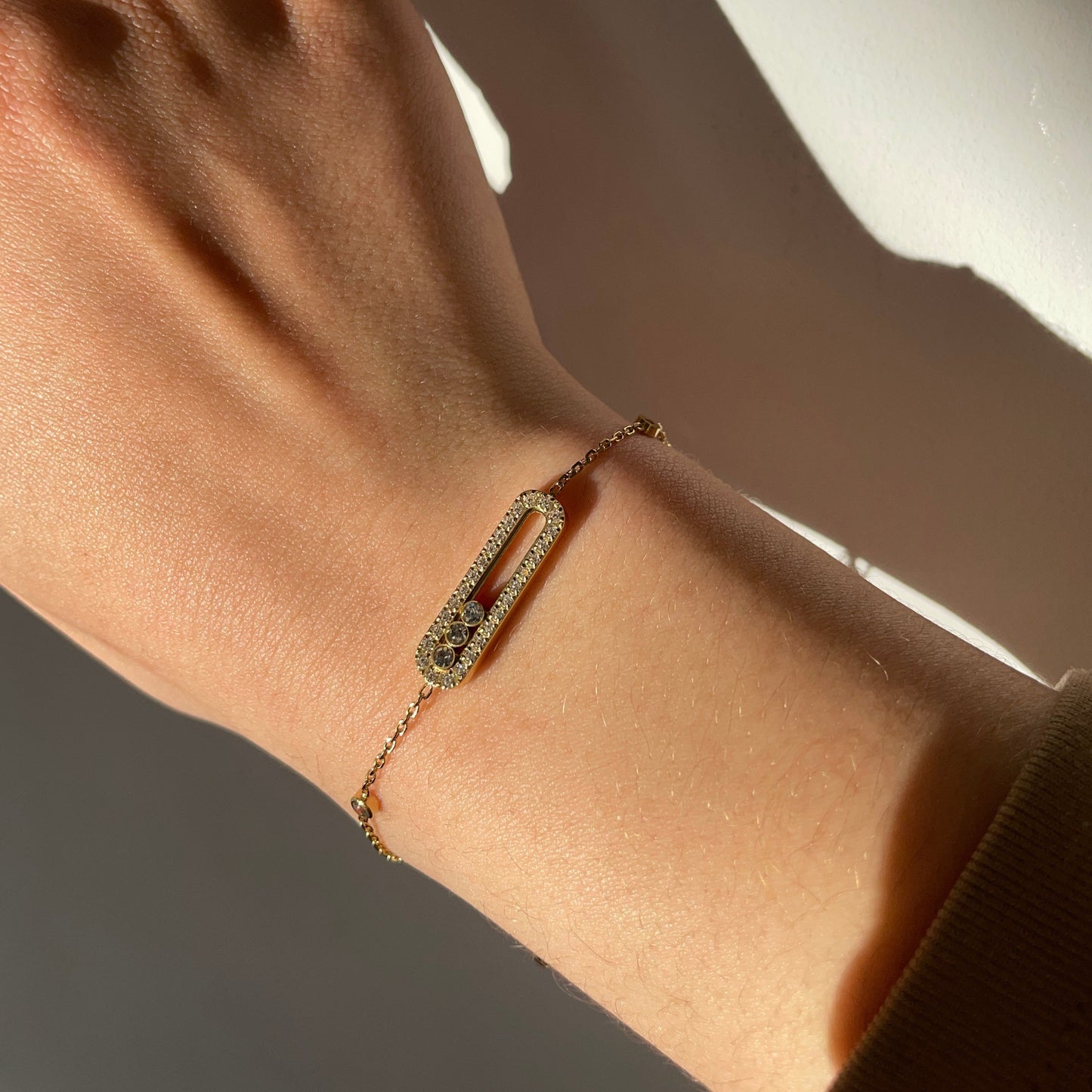 Ensemble whispers of light ( collier + gourmette) - CawniFashion