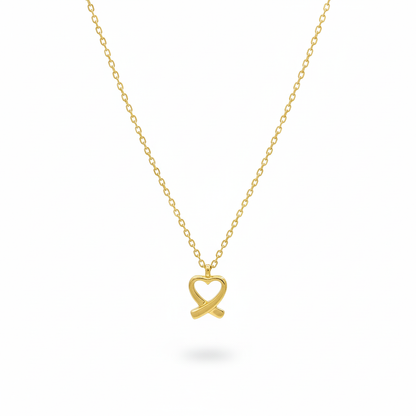 mini heart ensemble -- collier + bague