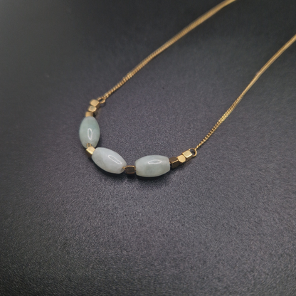 Ens Emerald Mist (collier + gourmette)