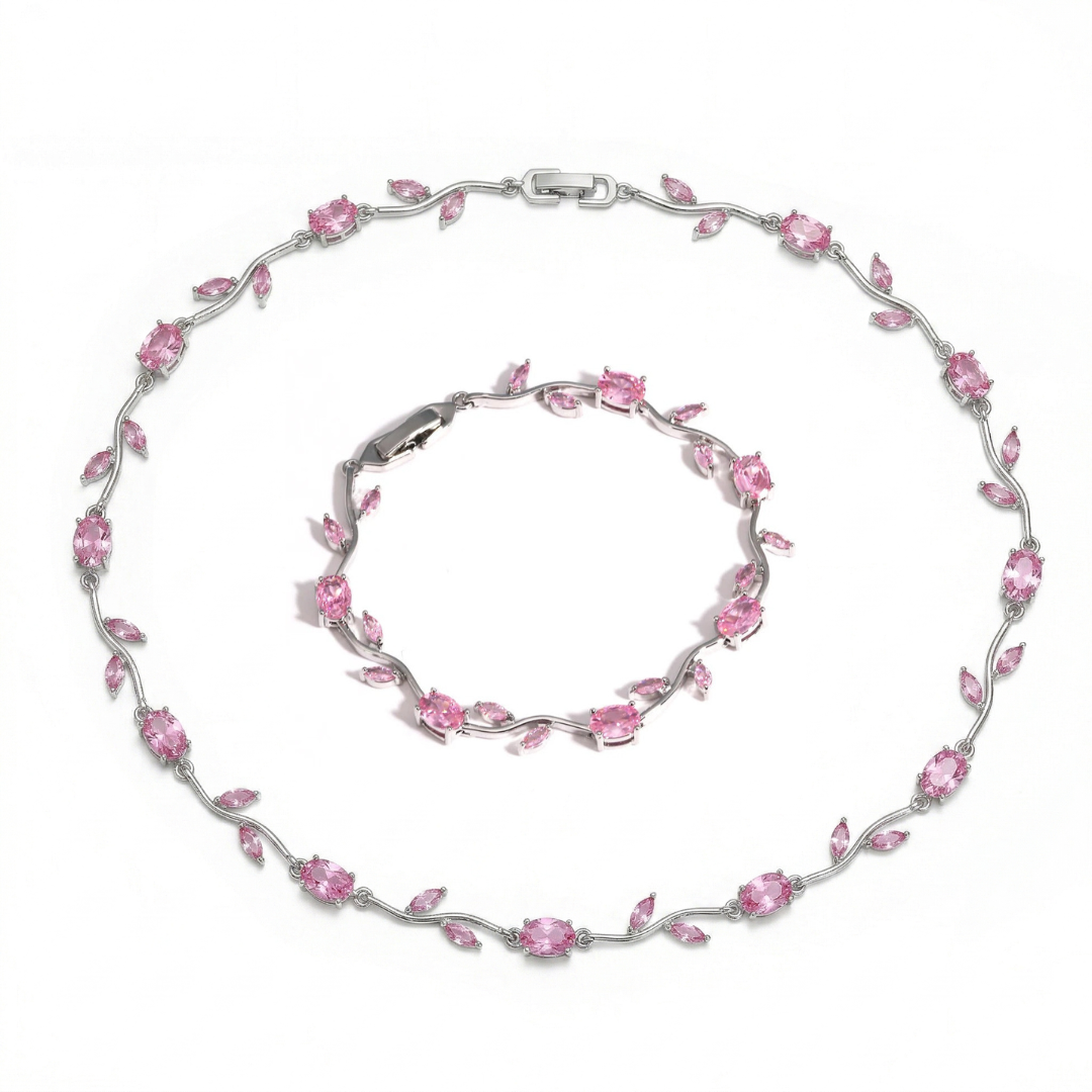 Ens tulip necklace +bracelet