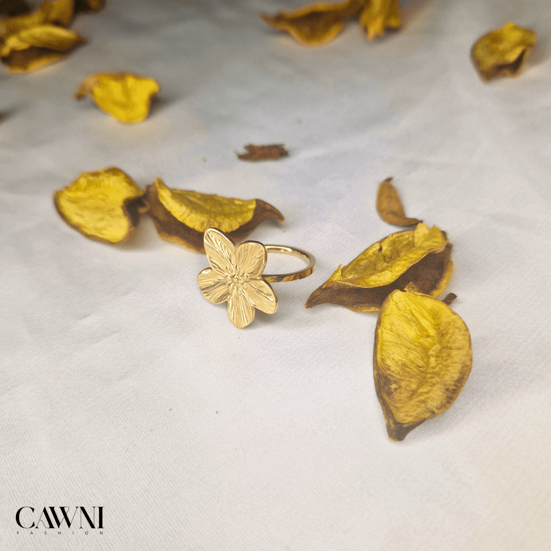 Bague Floral Aura - CAWNIfashion