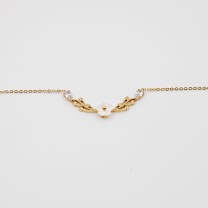 CawniFashion flower collier - CAWNIfashion
