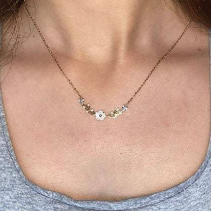 CawniFashion flower collier - CAWNIfashion