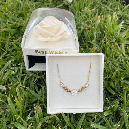 CawniFashion flower collier - CAWNIfashion