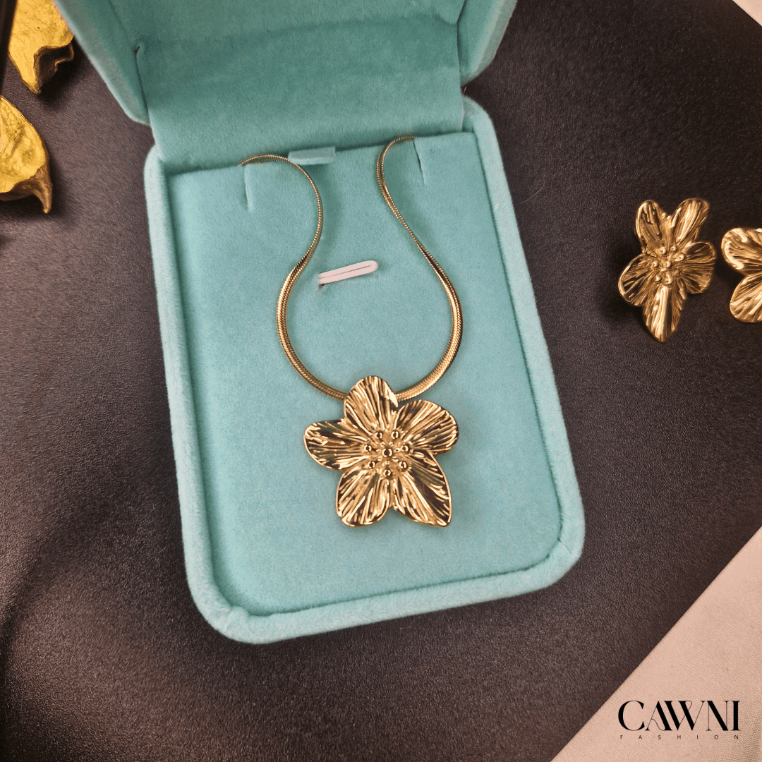 Collier Floral Aura - CawniFashion