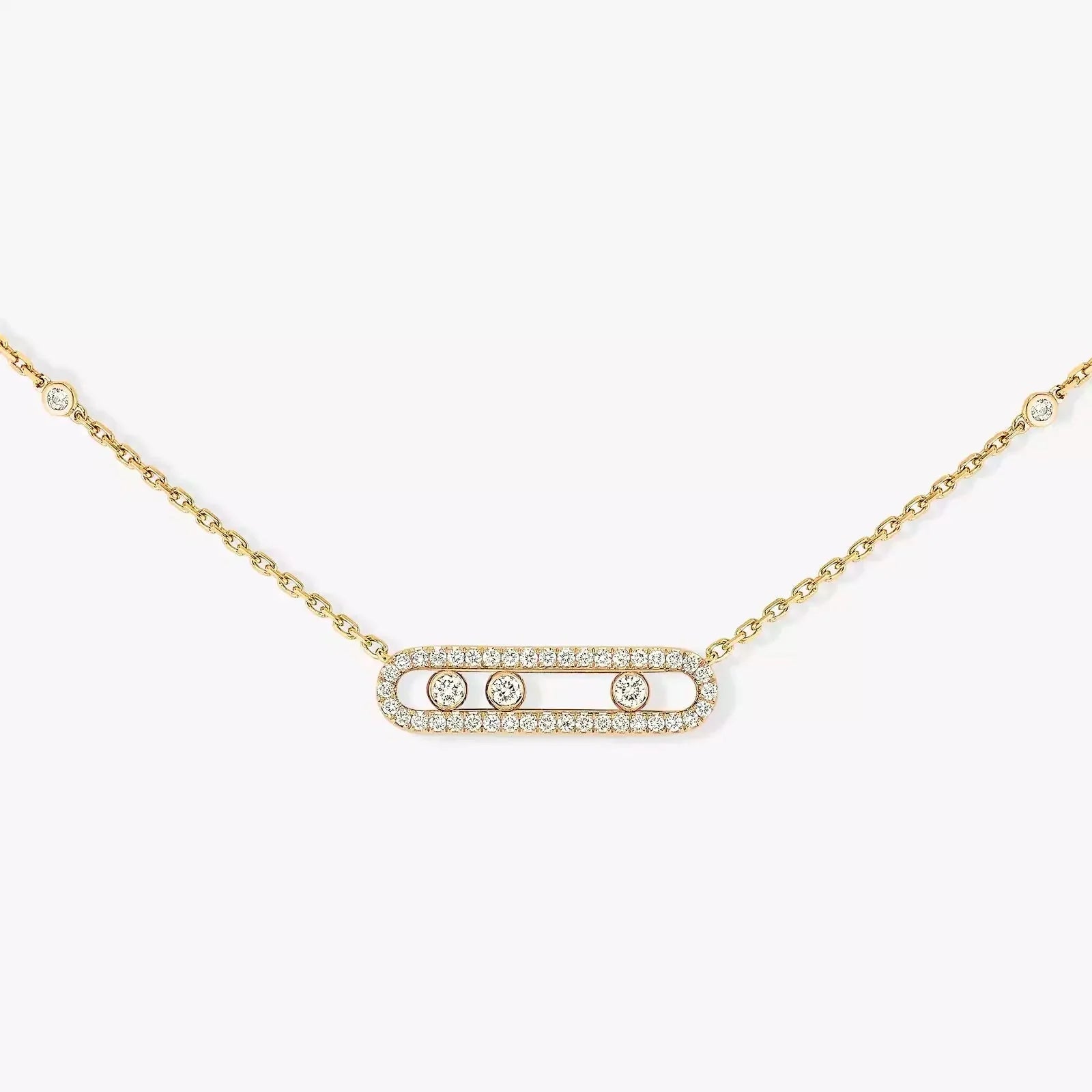 Ensemble whispers of light ( collier + gourmette) - CAWNIfashion