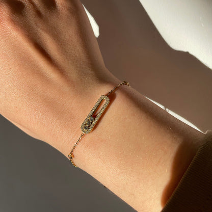 Ensemble whispers of light ( collier + gourmette) - CAWNIfashion
